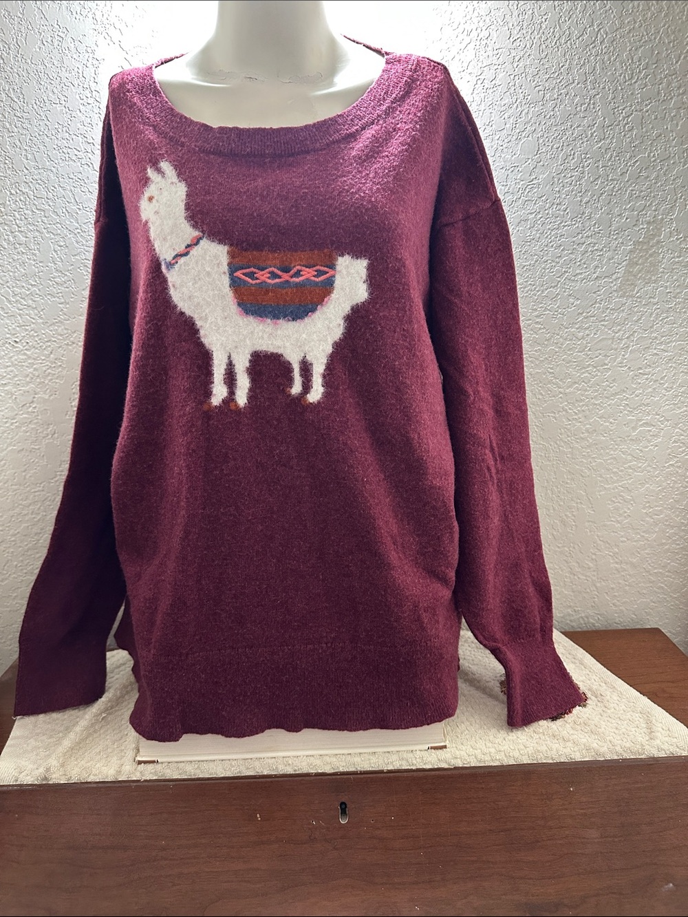 Sundance llama sweater